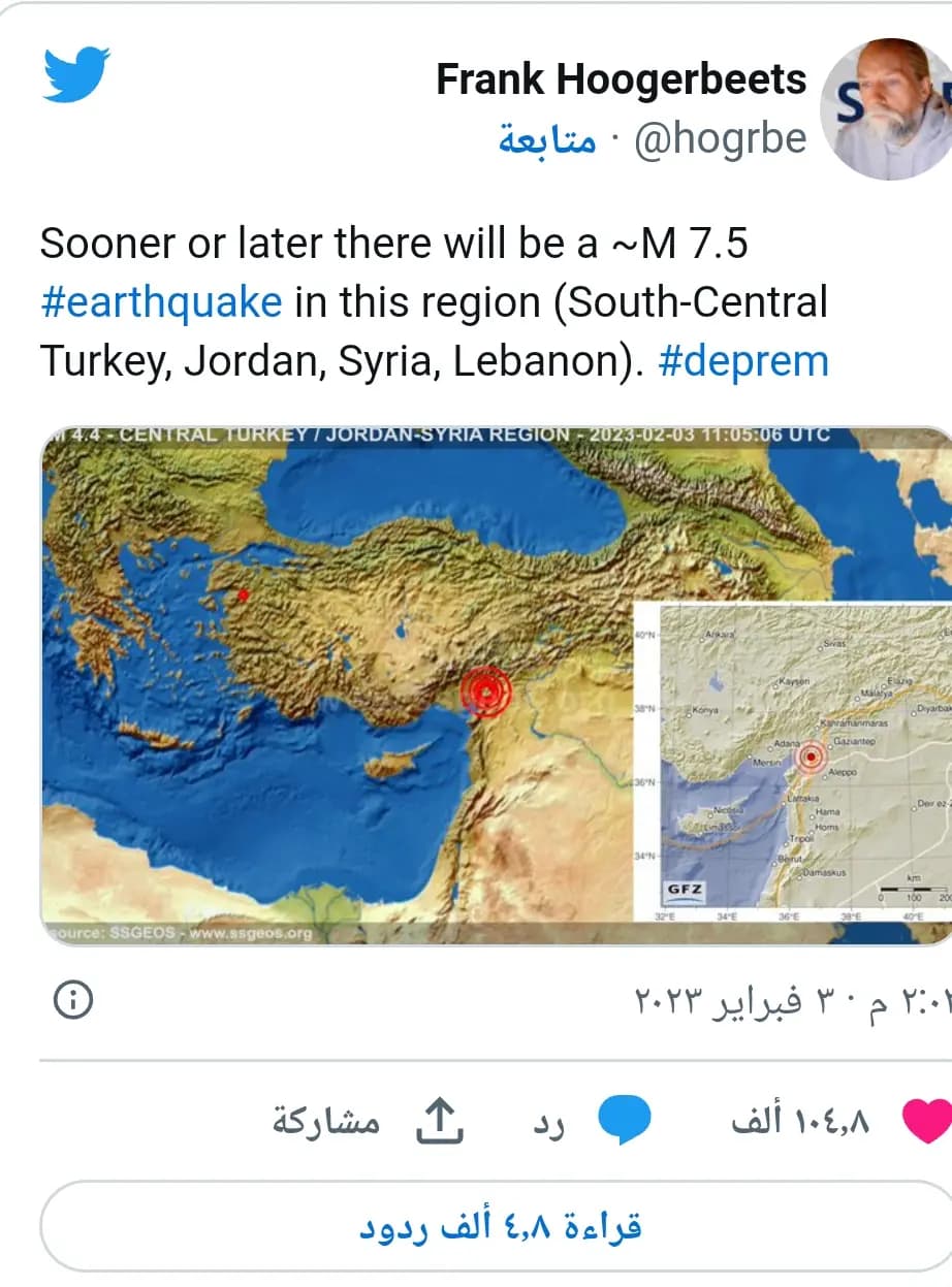 خبيرٌ هولنديٌّ حذّرَ قبلَ أيام....تحقّقت توقعاتهُ بأدقِّ تفاصيلها!