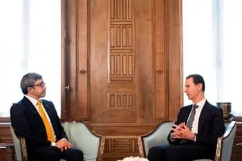 الرئيسُ الأسد يستقبلُ وزيرَ خارجيّةِ الإمارات