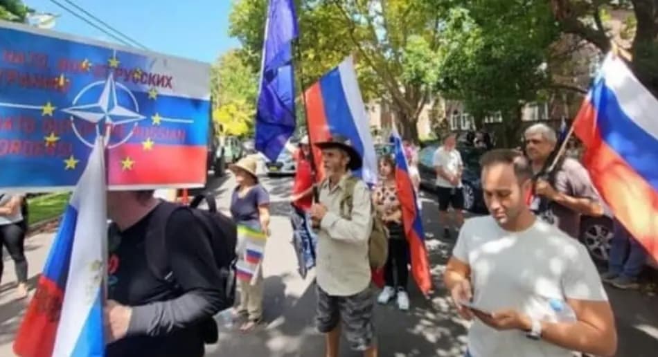 مُظاهرات لدعم روسيا في مدن أسترالية