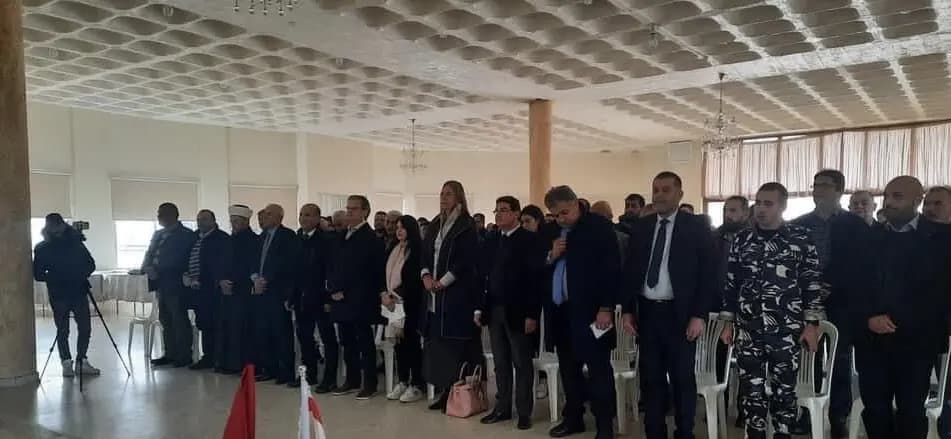 تدشين مشروع الطاقة الشمسية لبئر المياه في بلدة خربة روحا البقاعية