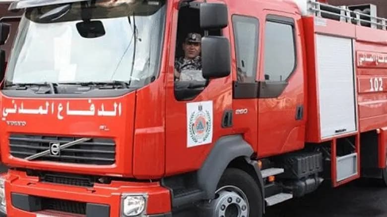 إخماد حريق داخل مطعم في صربا