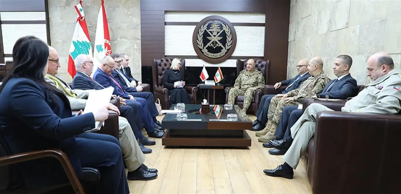 عون يستقبل وزيري الدفاع والمالية التشيكي ويلتقي ستريدا جعجع