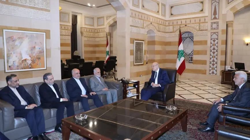 ميقاتي يستقبلُ "خرازي" و الوزير الخليل