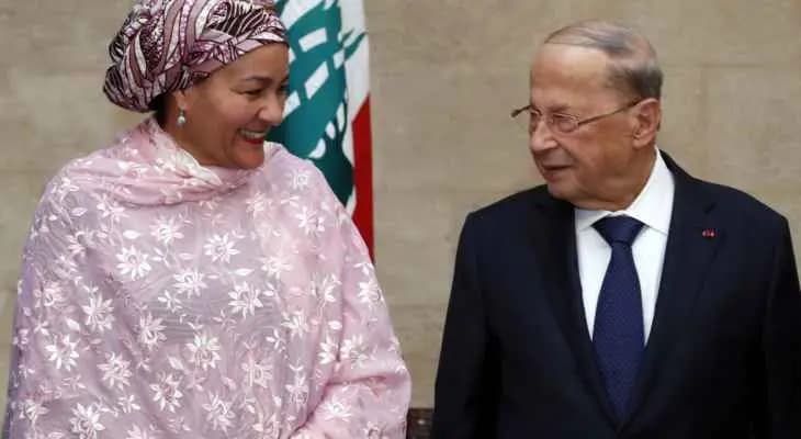 الرئيس عون: لبنان بحاجة إلى مساعدات دولية