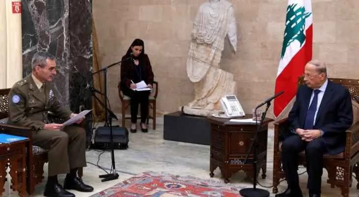 الرئيس عون: الانتهاكات الاسرائيلية تهدّد الاستقرار في الجنوب