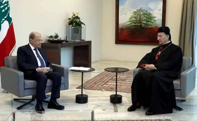 الرئيس عون عرض زيارته إلى الفاتيكان مع البطريرك الراعي
