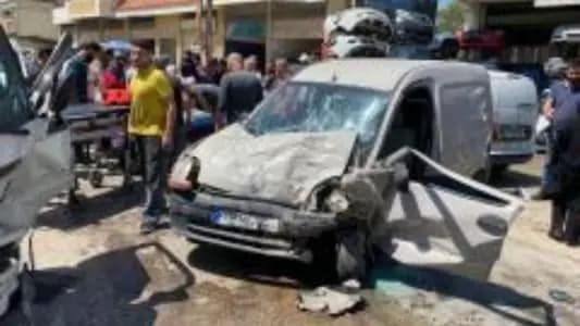 إصابةُ ٤ أشخاصٍ في حادثِ سيرٍ مروّعٍ في الجنوب