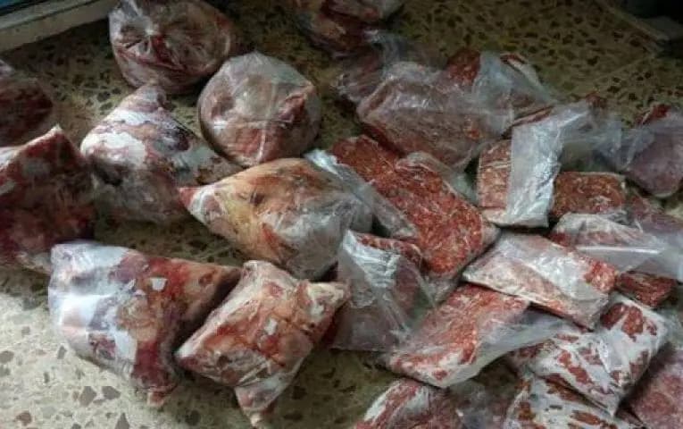 ١١٧ كيلوغرامًا من اللحوم الفاسدة في الجنوب!