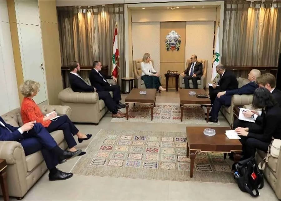 البيسري يستقبلُ وزيرةَ العدلِ النّروجية و المنسّقةَ الخاصّة للأممِ المتّحدة