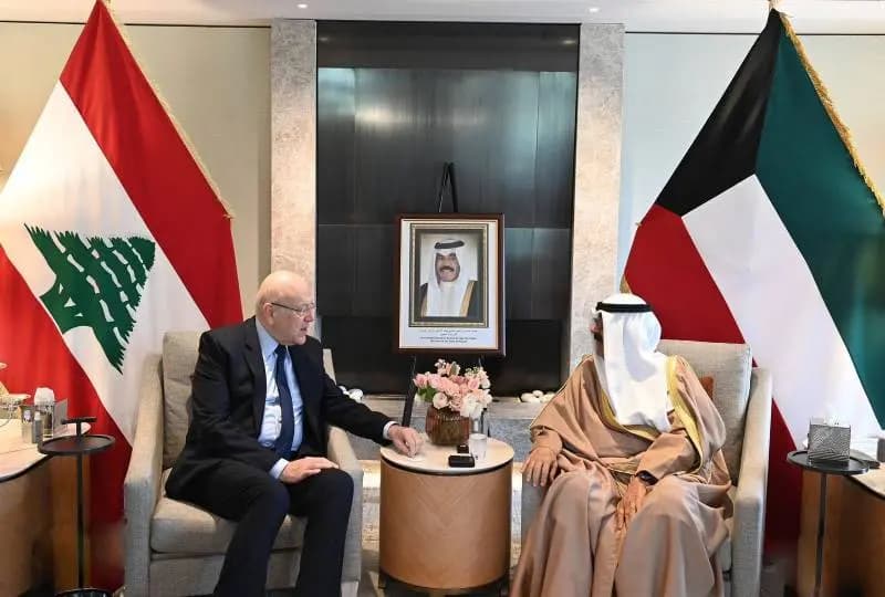 ميقاتي يلتقي ولي العهد الكويتي على هامش حفل تتويج الملك تشارلز