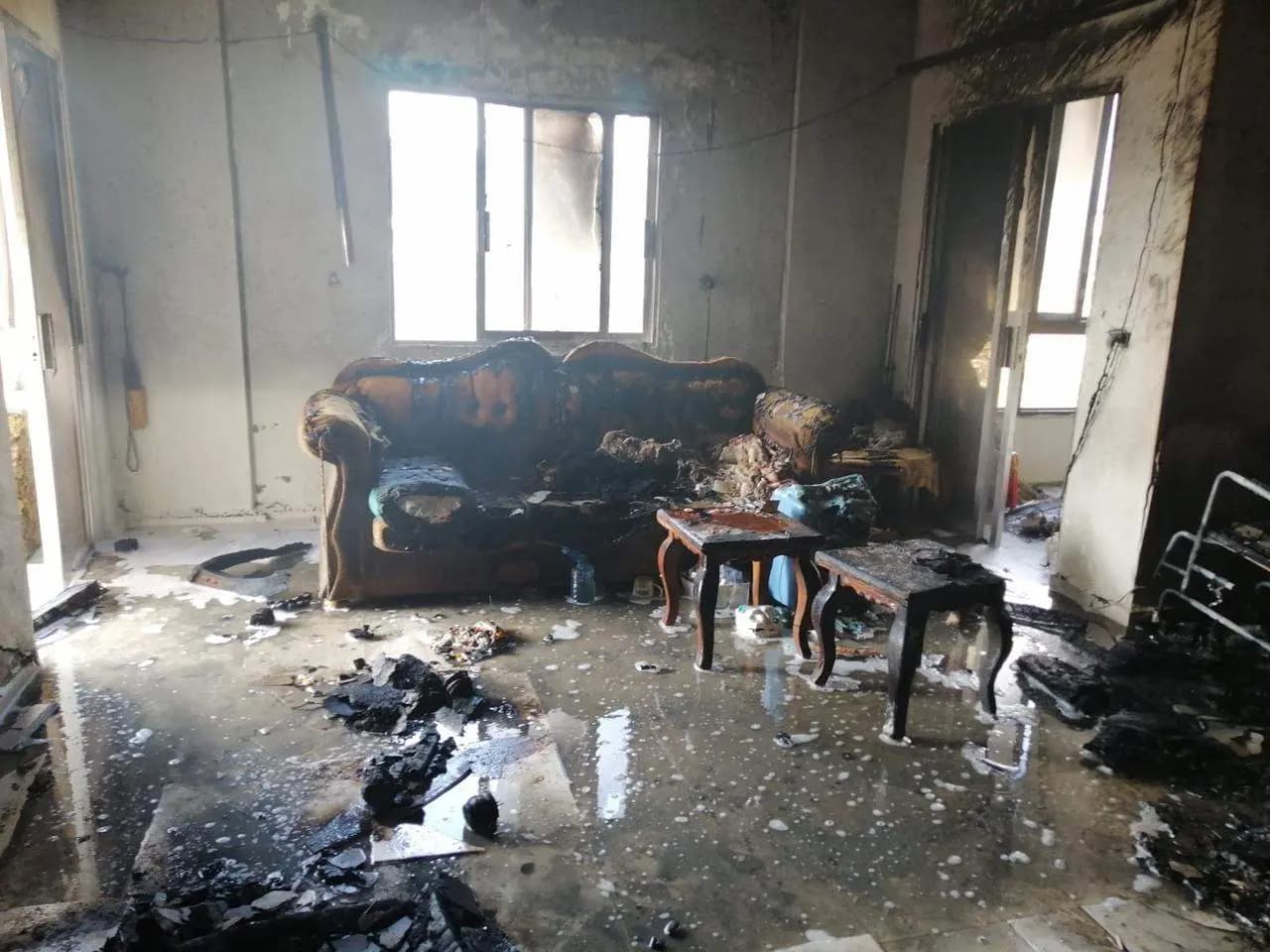 وفاةُ سيدةٍ جراء اندلاعِ حريقٍ داخلَ منزلها في النّبطية
