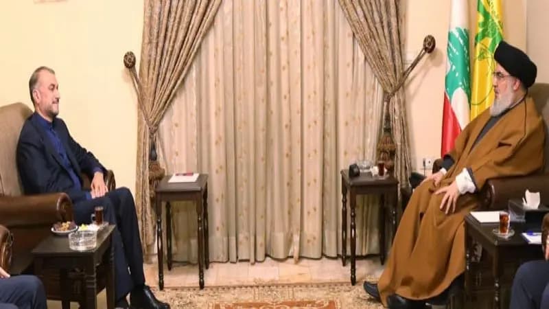 استقبل نصرالله وزير الخارجية الإيراني في بيروت