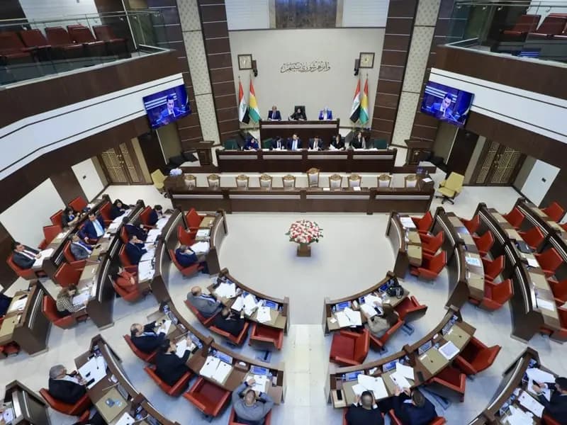 عراك في برلمان كردستان !!