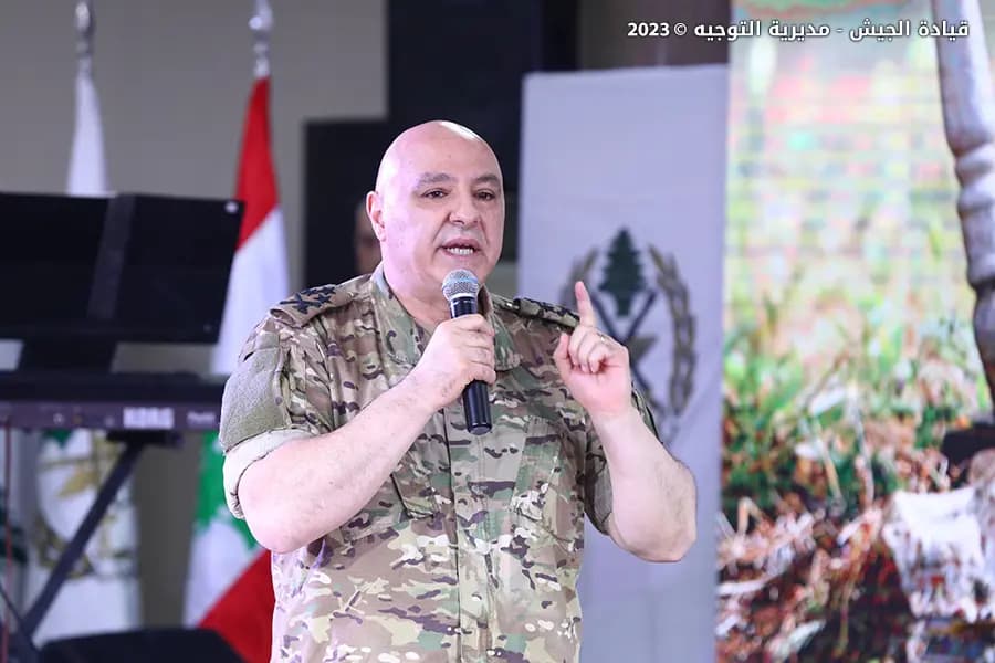 قائد الجيش لآباء العسكريين الشهداء: لولاهم لما بقي لبنان