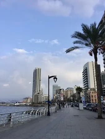 سيّارة تجتاح عربة مشروبات السّوس على الكورنيش!