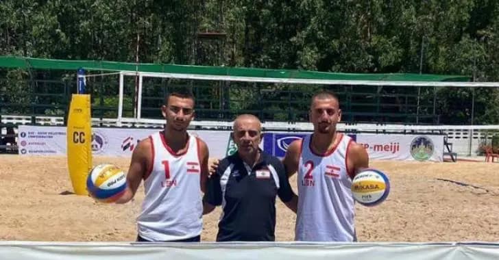 لبنان يتأهل لدور الـ16 بكأس آسيا للطائرة الشاطئية 
