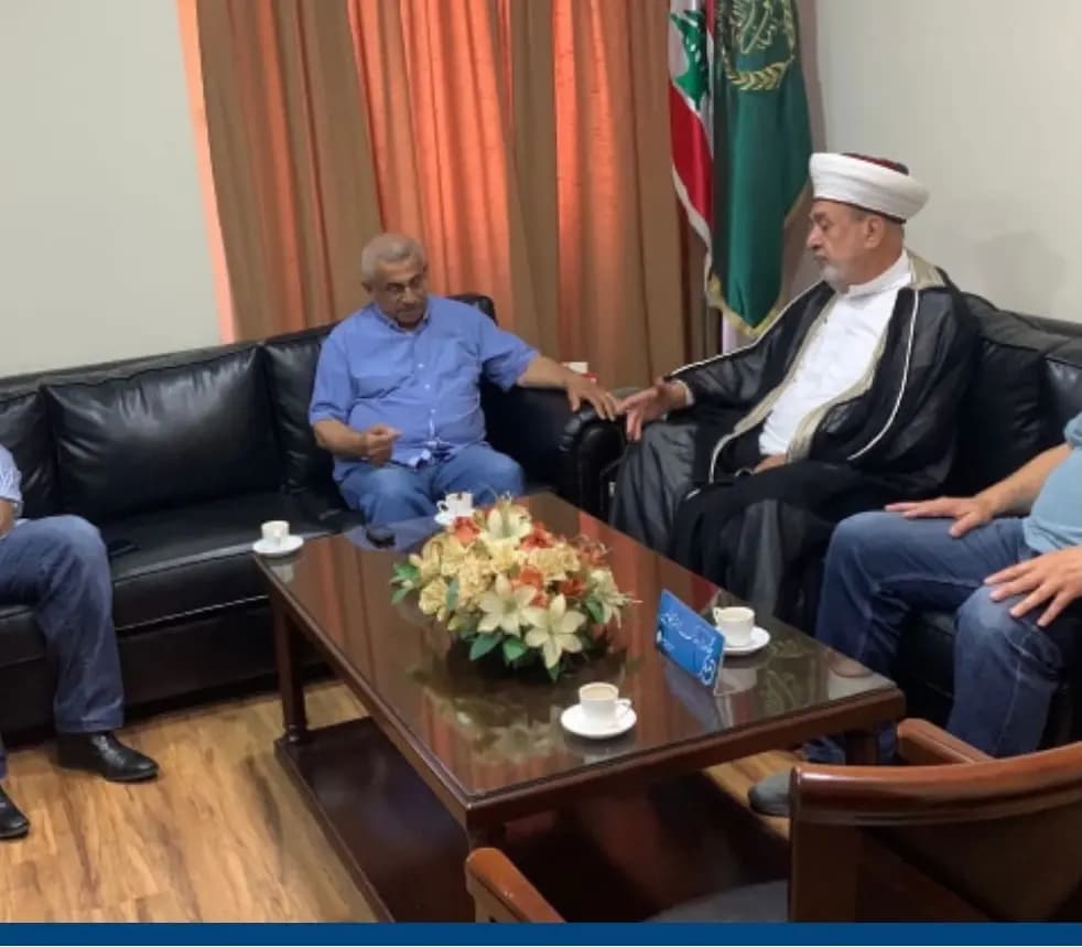 سعد يزورُ المفتي سوسان ويبحثُ معه شؤونًا صيداويّة
