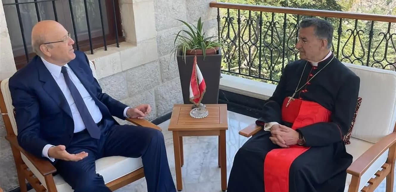 ميقاتي بعد لقائهِ الراعي: هل الحكومةُ هي من تمنعُ انتخاب الرّئيس؟