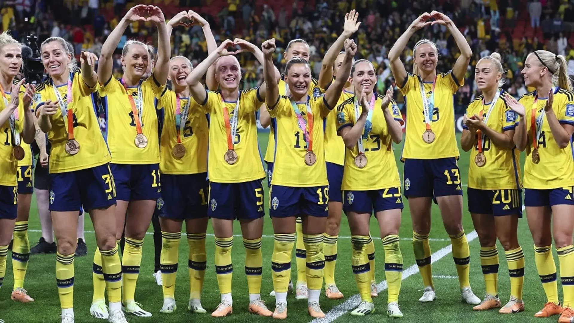 السويد تفوز ببرونزية كأس العالم للسيدات 2023