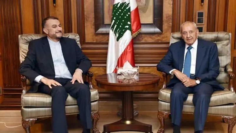 برّي يستقبل عبداللهيان في عين التينة
