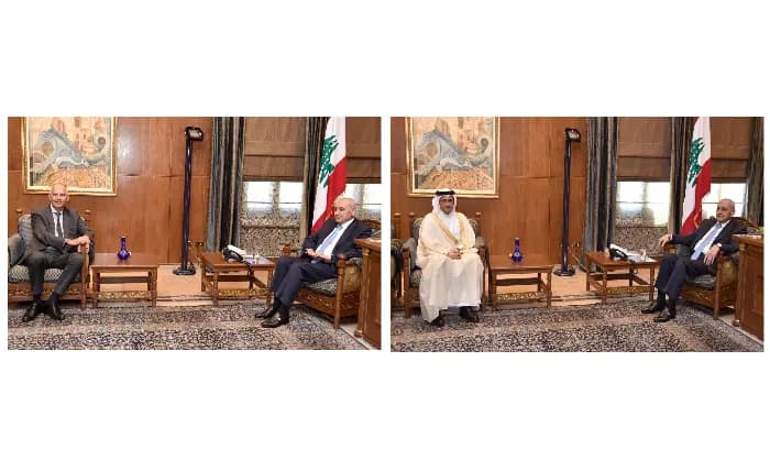 بري يستقبلُ سفيري فرنسا وقطر