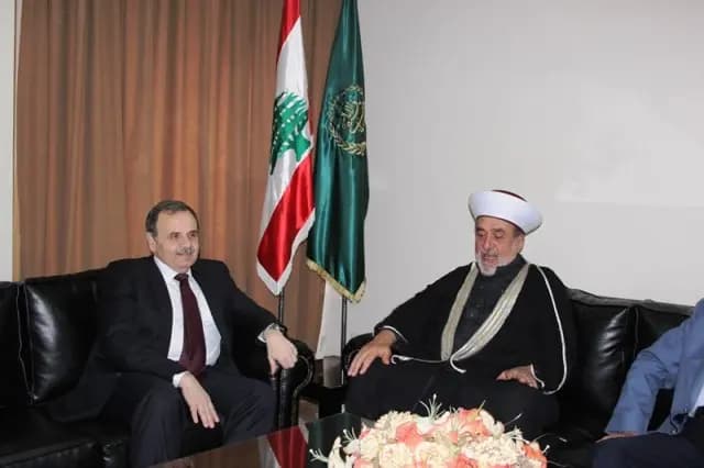 البزري يبحثُ الوضع الأمني في صيدا ومخيم عين الحلوة مع المفتي سوسان