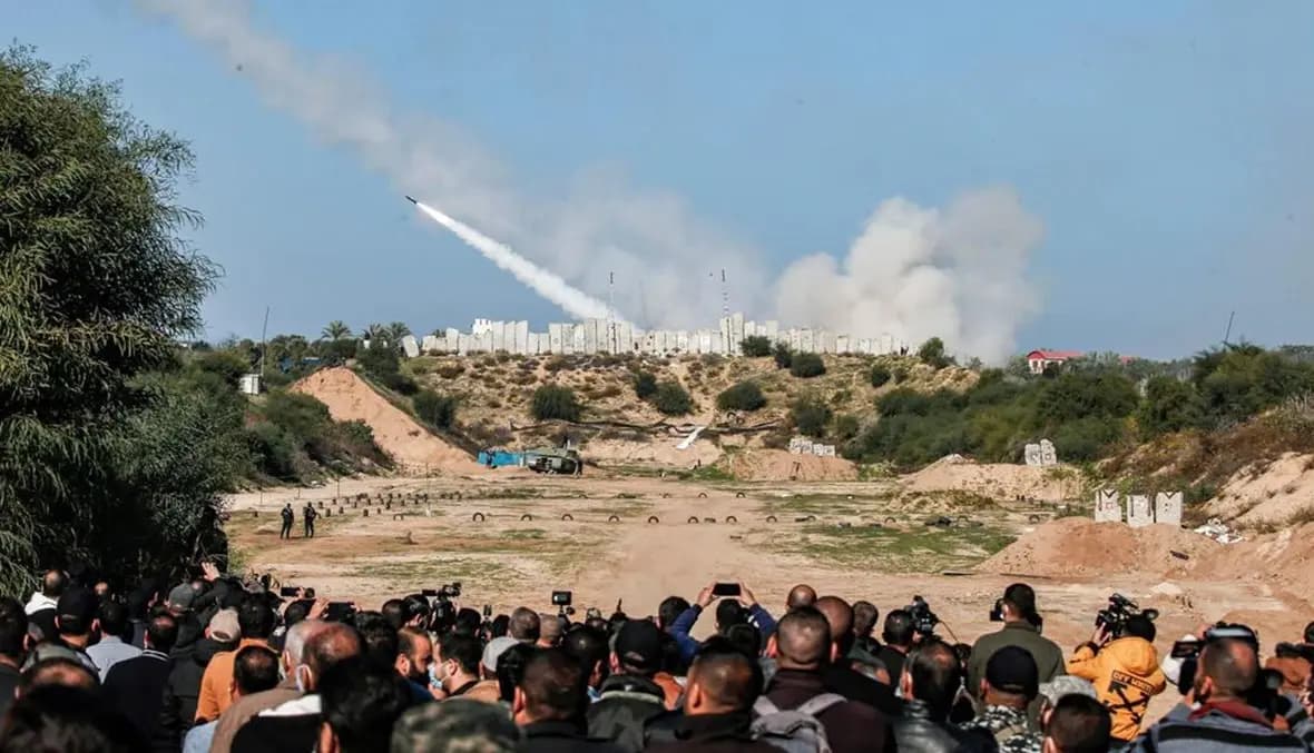 مناورة عسكرية للفصائل الفلسطينية في غزّة
