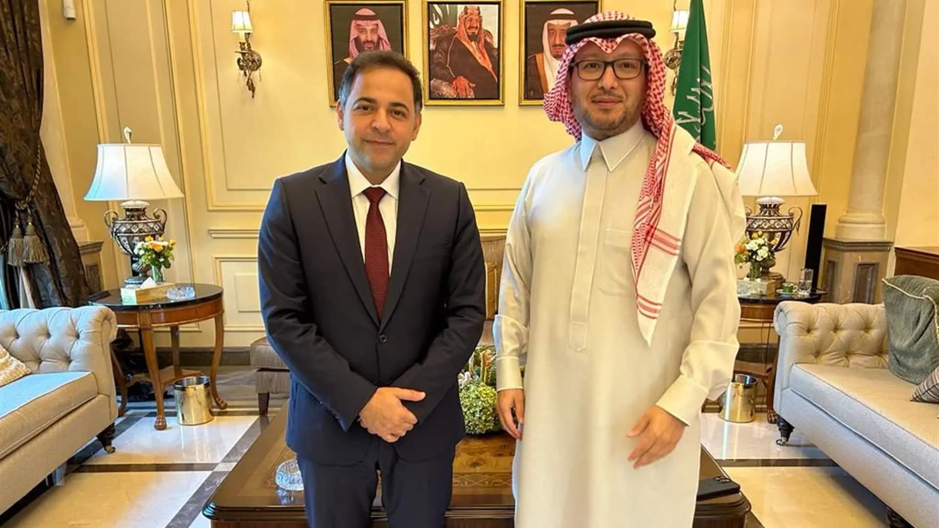 بخاري يلتقي حاكم مصرف لبنان بالإنابة