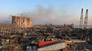 لبنان يوافق على هدم صوامع القمح المتضررة من انفجار مرفأ بيروت