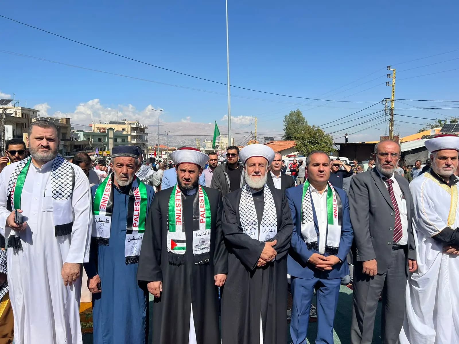 مساندة للشعب الفلسطيني.. وقفة تضامنية لدار الفتوى ودائرة الأوقاف الإسلامية في البقاع
