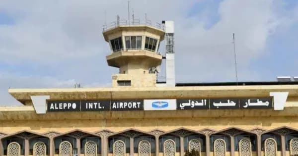 استئناف حركة الملاحة الجوية في مطار حلب غدا