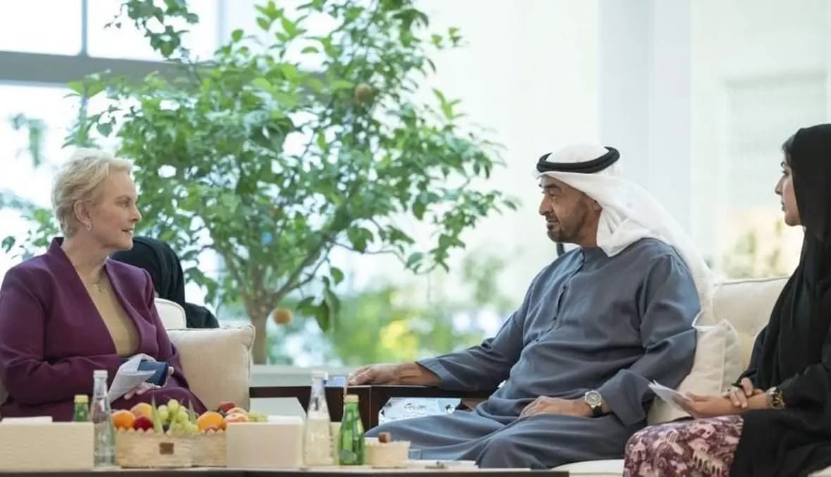 بن زايد يبحث مع مديرة "الأغذية العالمي" إيصال المساعدات إلى غزة