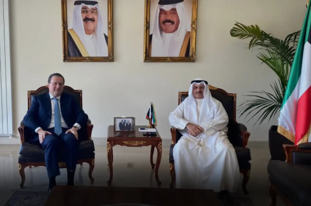 شقير يلتقى سفير الكويت والتعافي اللبناني بإعادة للعلاقات اللبنانية الخليجية