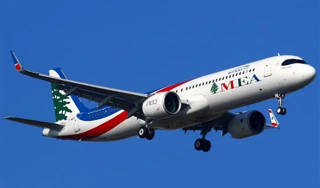 طيران الشرق الأوسط تنشر جدول رحلات يوم الأحد