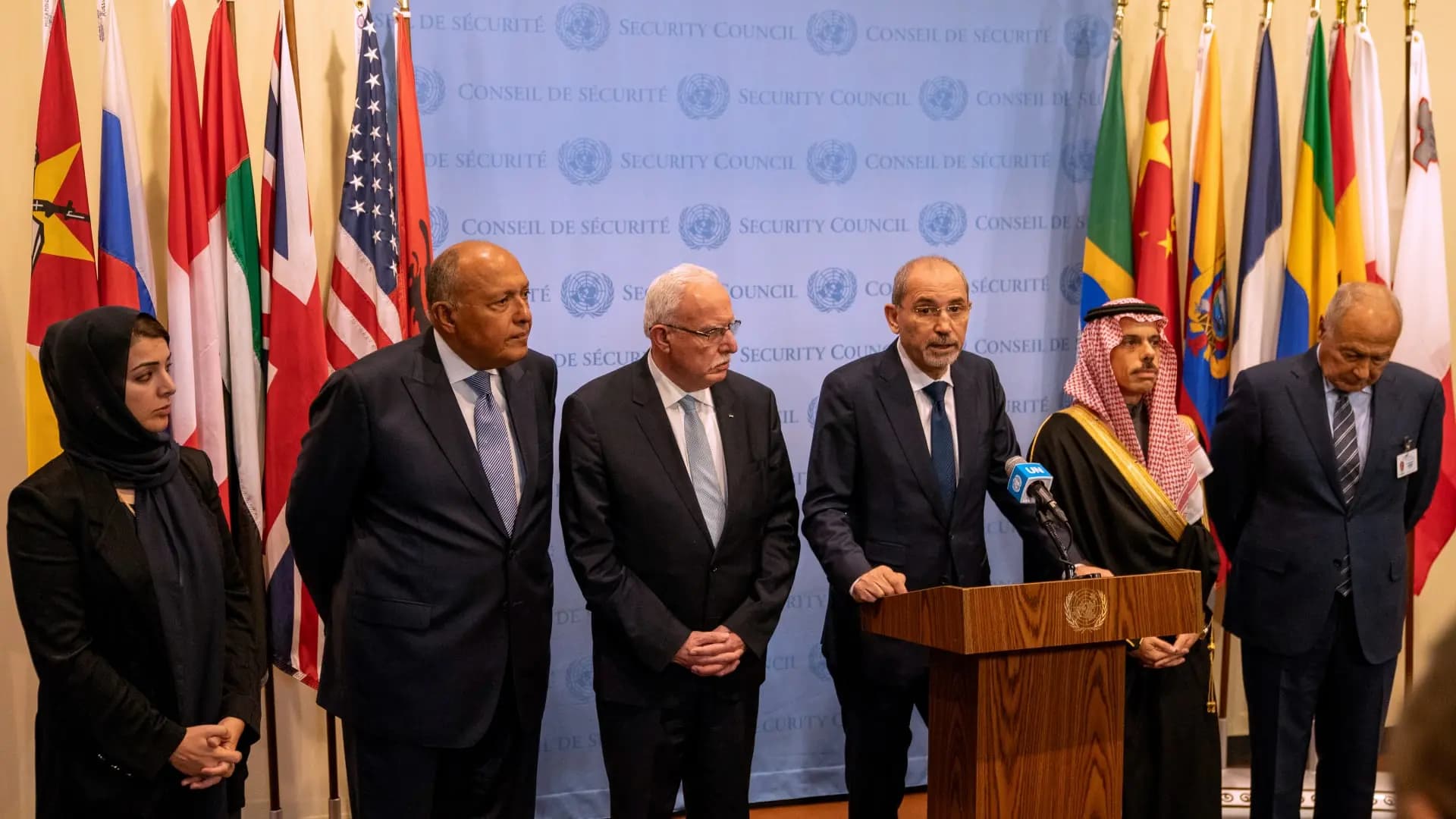 وزراء خارجية المجموعة العربية يطالبون بوقف إطلاق النار في غزة