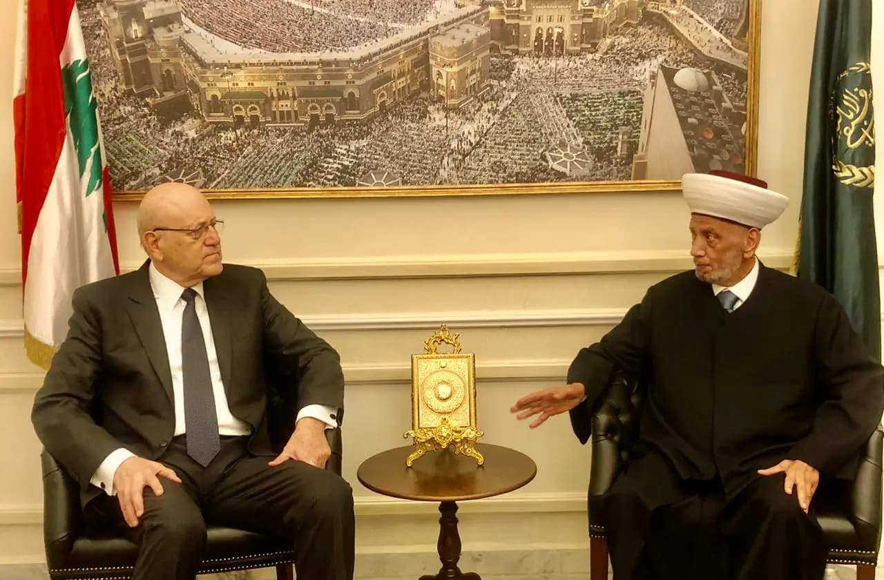 دريان يستقبل ميقاتي.. وهذا ما جرى بحثه