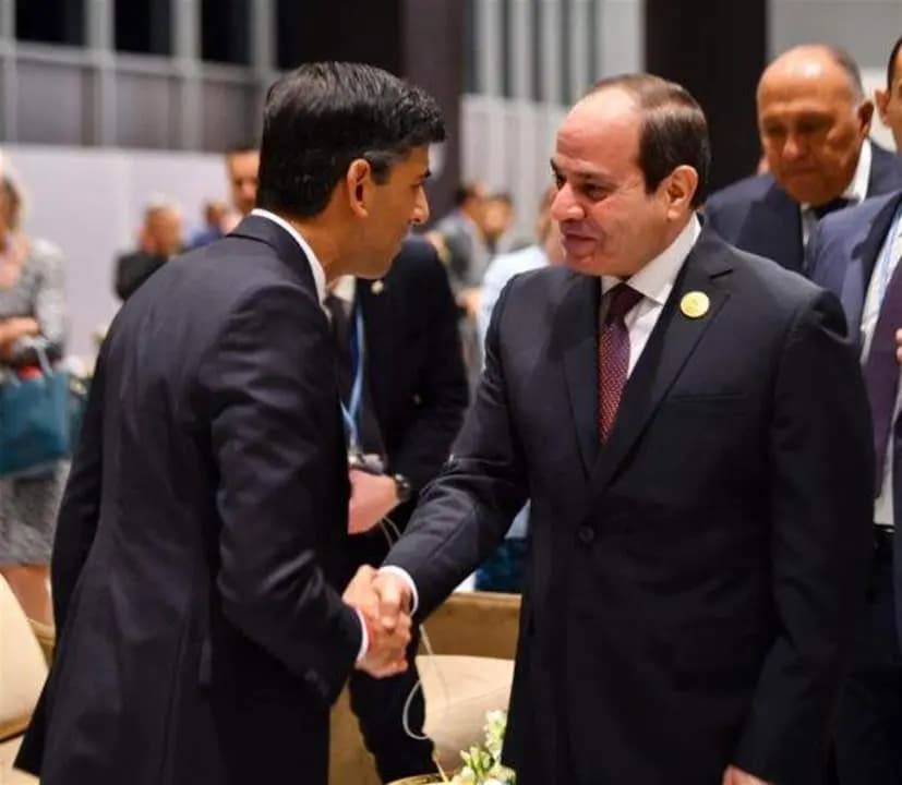 التطورات في غزة.. بين السيسي وسوناك
