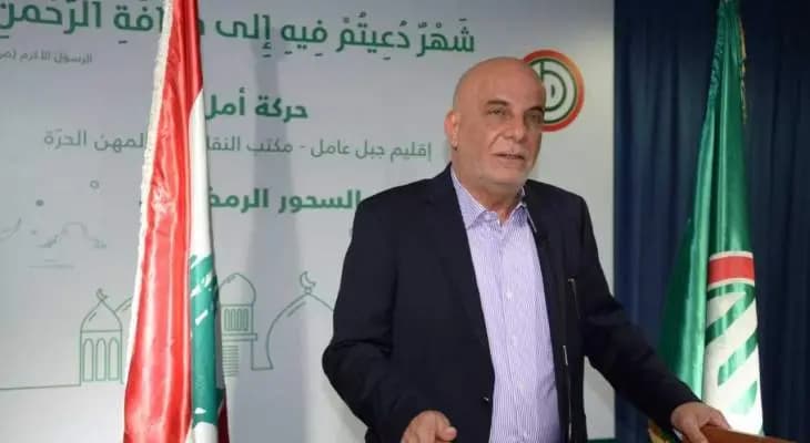 خريس: هناك من يفكر بأخذ البلاد إلى الفراغ بالمؤسسات والوصول إلى الفوضى