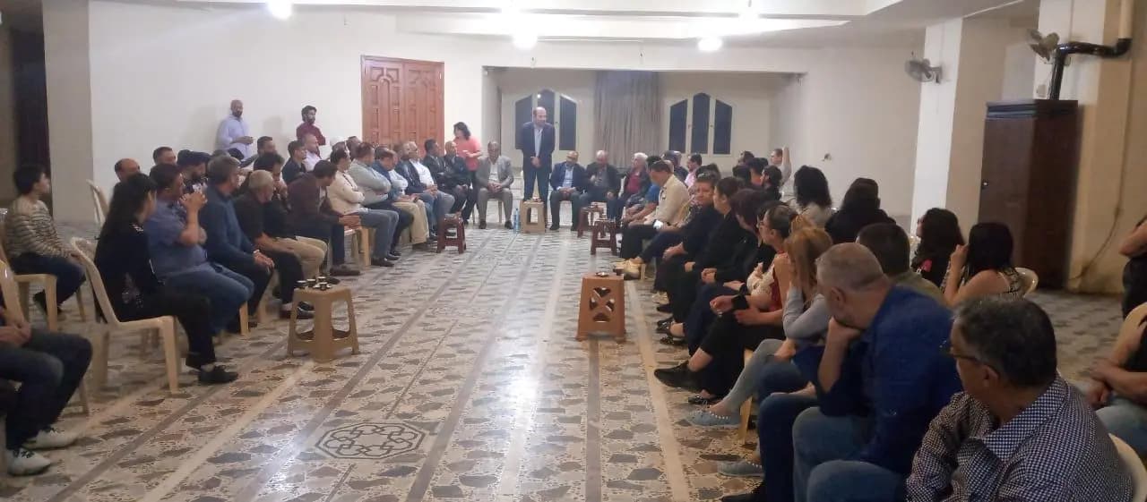 المرشحان عن دائرة زحلة بلال حشيمي وجورج عقيص يزوران بلدة مكسة