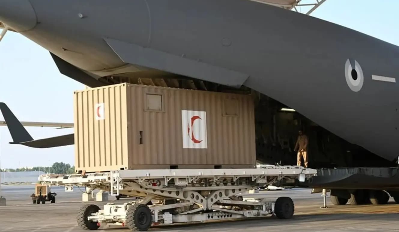الإمارات تقيم مستشفى ميدانيًا داخل قطاع غزة