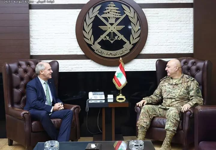 قائد الجيش استقبل السفير الأوسترالي وهذا ما تمّ بحثه