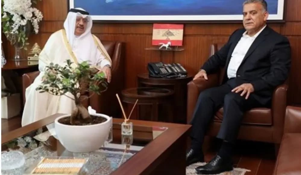 اللواء إبراهيم يعرض الأوضاع العامة في لبنان والمنطقة مع السفير القطري