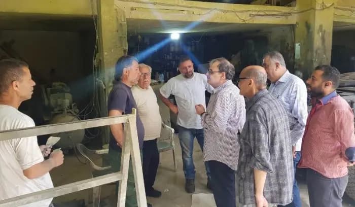 البزري تفقد المدينة الصناعية الأولى والثانية في صيدا