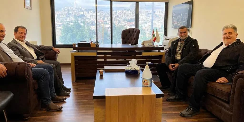 جان جبران بحث مع وفد من حـ.ـزب اللـ.ـه شؤون مؤسسة مياه البقاع