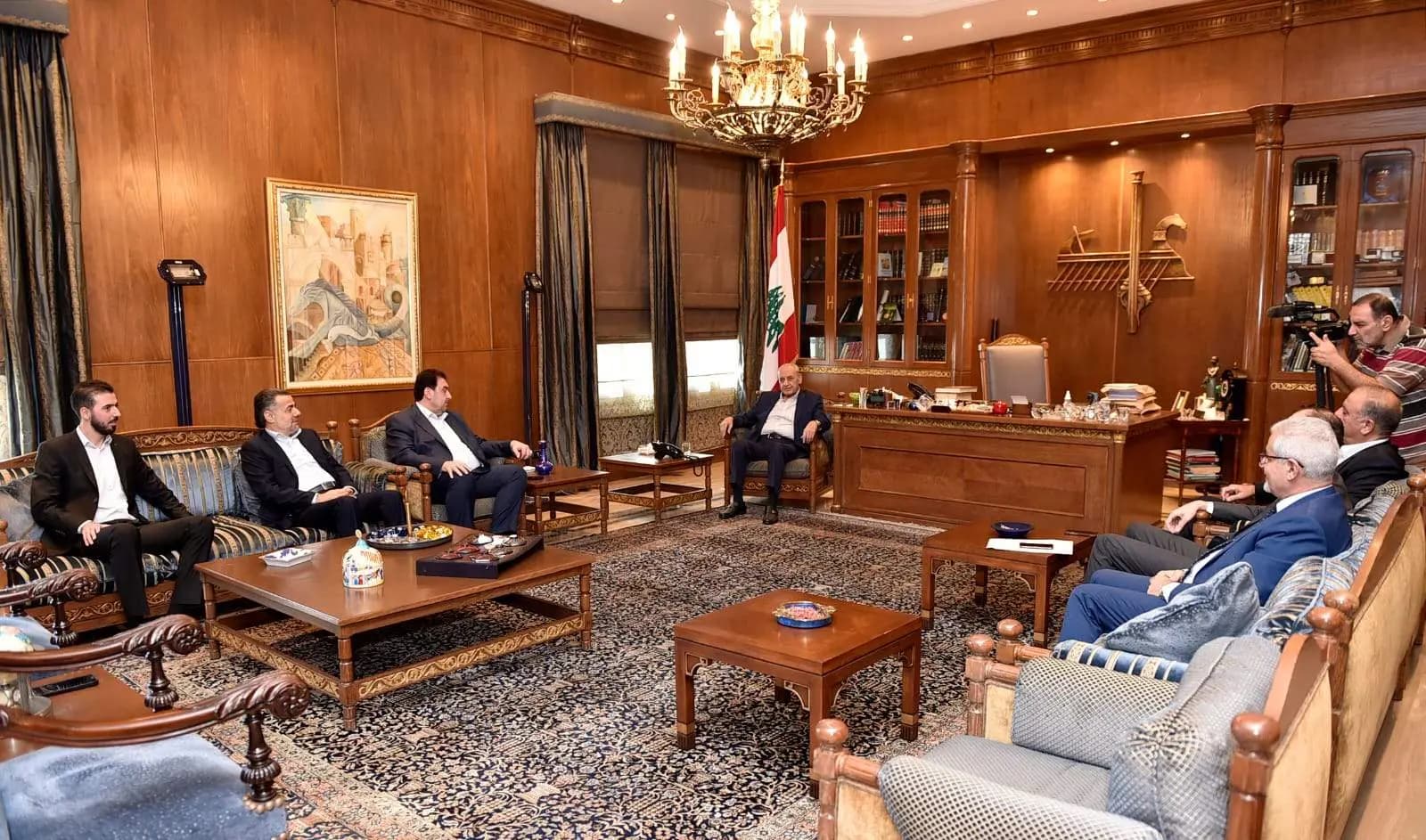 بري يبحث مع زوّاره في المستجدّات الميدانية والسّياسية