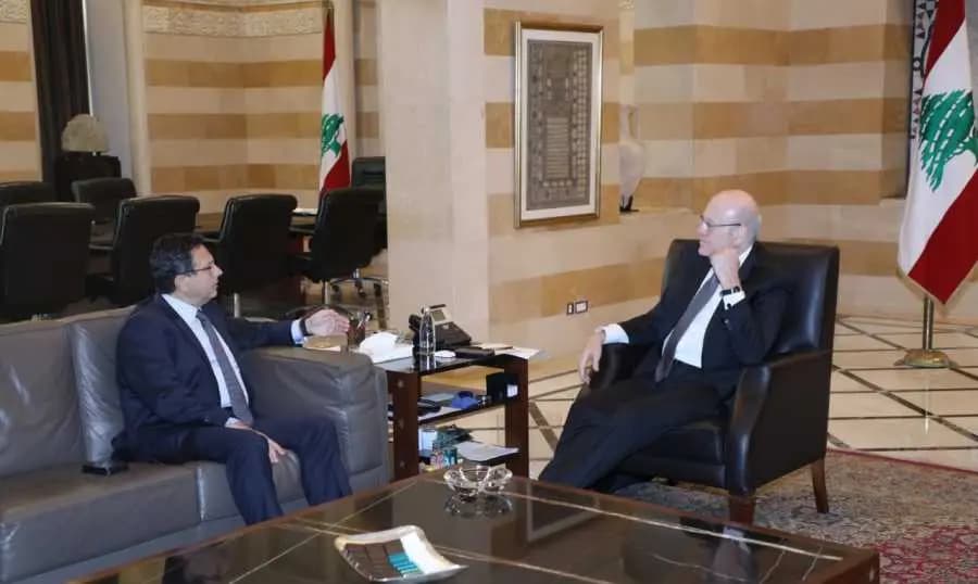 بو حبيب والخازن يلتقيان ميقاتي لبحث آخر المستجدات